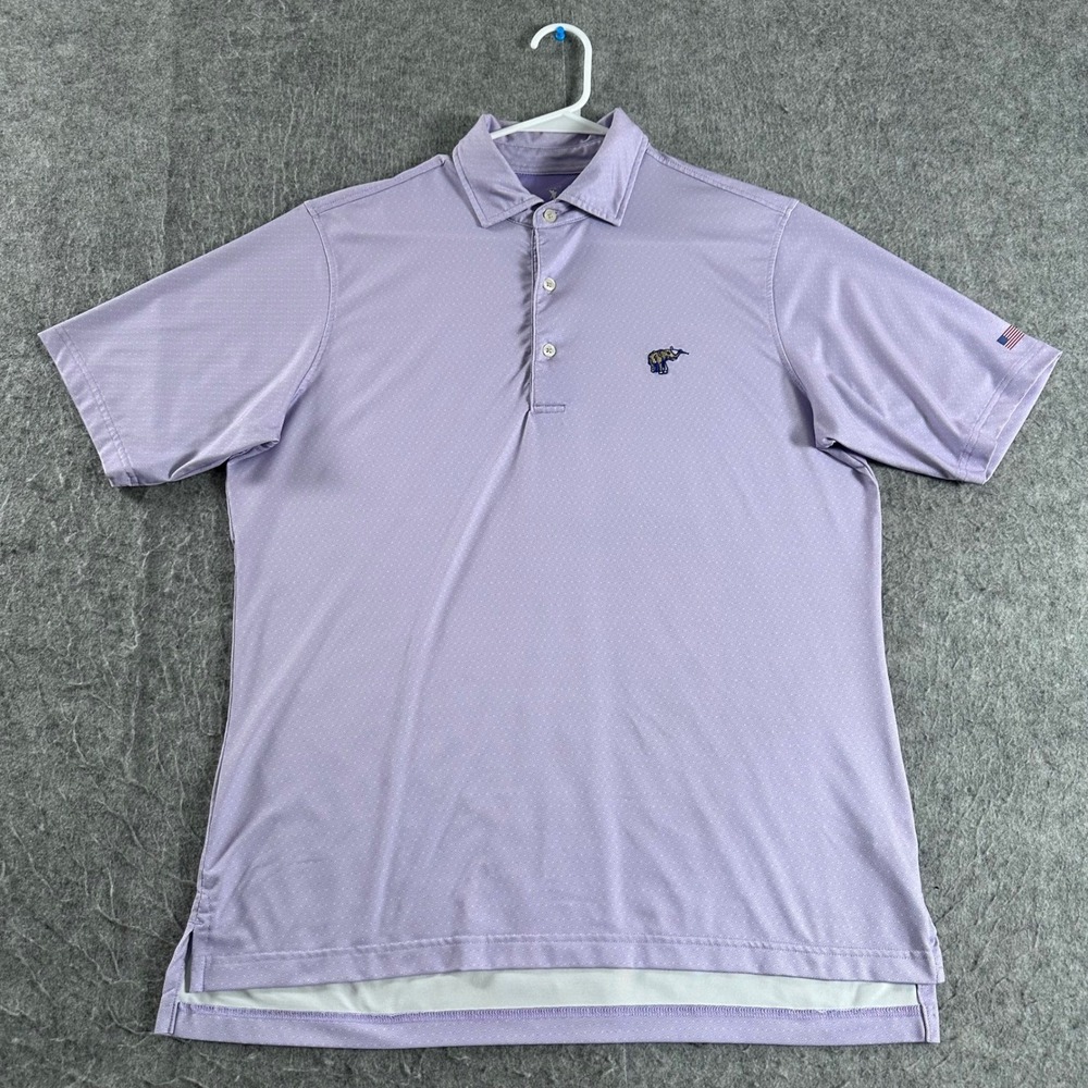 Union League Philadelphia Torresdale Golf Fairway & Green Polo Lavender Mens M
